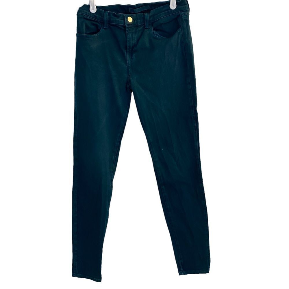 J Brand Emerald‎ Green Super Skinny Jeans Sz 30